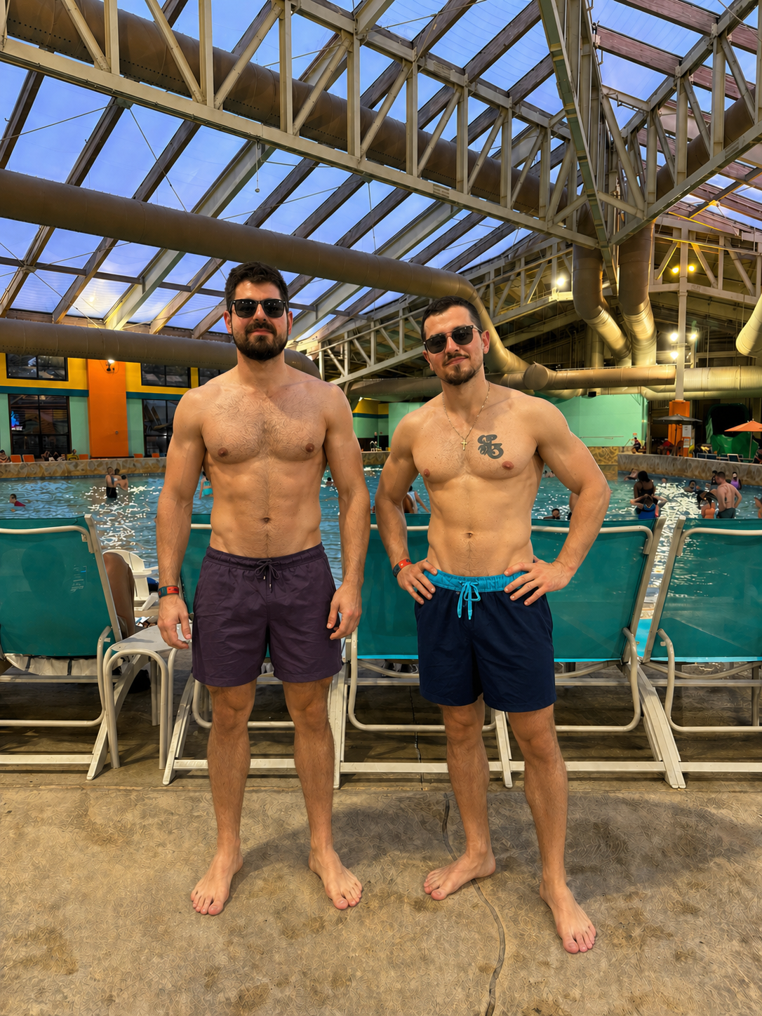 Ivica at the swimming pool